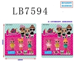 OBL734383 - 2.8 inch crystal surprise baby 3 only card pack (2) blend