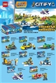 OBL734628 - City series assembled 8 PCS blocks