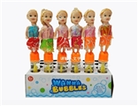 OBL734696 - 20 cm long little barbie bubbles stick