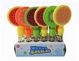 OBL734698 - Clap your hands 20 cm long fruit bubbles stick