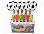 OBL734713 - 32 cm long football clap bubbles stick