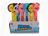 OBL734719 - 28 cm long four cartoon clap a bubble bar