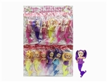 OBL734900 - More than 3 inches of solid body mermaid multicolor 12 bag strap