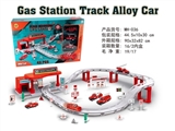 OBL735246 - 电动城市加油站轨道车（合金消防系列）