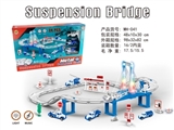 OBL735248 - 电动城市灯光音乐轨道车（合金警察系列）