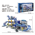 OBL735774 - 警察合金停车场套装（配2人物+2车+1飞机+1摩托）