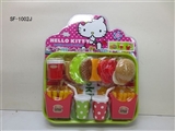 OBL737717 - hello kitty过家家玩具汉堡拼盘