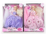 OBL738250 - High grade 11.5 inch solid body 11 joint wedding dress barbie mixed with two parts