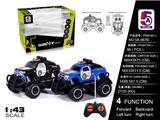 OBL738361 - 1:43迷你越野皮卡警车(不包电)