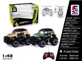 OBL738370 - 1:43迷你越野丰田军车(不包电)