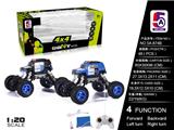 OBL738429 - 1:20 4*4四驱丰田警车越野攀爬车(包电)