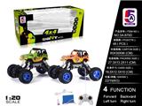 OBL738439 - 1:20 4*4四驱吉普涂鸦越野攀爬车(包电）