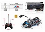 OBL738514 - 五通1：18一键开3门经典黑兰博基尼遥控车（带灯光,包电)