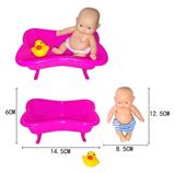 OBL738530 - 搪塑表情娃配浴盆