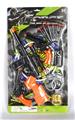 OBL738545 - Sniper flint gun with two odd-caliber needle gun, interphone, handcuffs and badges