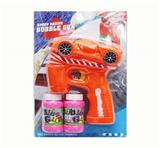 OBL738850 - Solid color electric racing car bubble gun, light music (2 * 60ml)