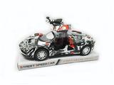 OBL740074 - Graffiti inertia ferrari car (2 door 1:16)