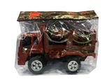 OBL740771 - Truck pull triceratops (two color)