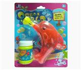 OBL740933 - Light transparent inertia dolphins bubble gun