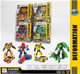 OBL742128 - Cartoon version of the deformation of car four assortments