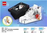 OBL742781 - (MINI) white AJ4 sneakers brush pot