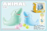 OBL743138 - Electric music cartoon shark