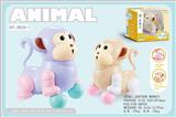 OBL743142 - Electric music cartoon monkey