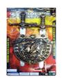 OBL743208 - Bronze double sword and shield