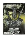 OBL743220 - The ancient silver armor wristbands double sword
