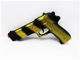 OBL746143 - Line gold flint gun