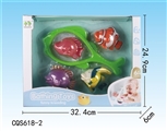 OBL746224 - 鱼网+4只喷水鱼