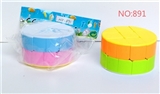OBL746692 - On the second floor of cylindrical solid color rubik’s cube 2 color 6.6 * 3.8