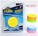 OBL746694 - On the second floor of cylindrical solid color rubik’s cube 2 color 6.6 * 3.8