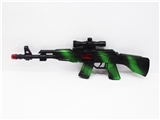 OBL746909 - Sloping green flint gun