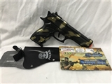 OBL747190 - Camouflage gold flint gun holster