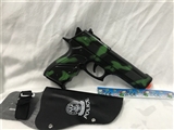OBL747201 - Camouflage green flint gun holster