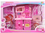 OBL748401 - 可分体橱柜 粉红 带灯光 音乐