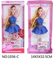 OBL749819 - Barbie hair fashion dress