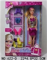 OBL749847 - Barbie 4 shoes suit
