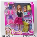 OBL749849 - Mother and child 4 overshoes bottles barbie