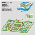 OBL750230 - 益智无纺布轨道消防停车场