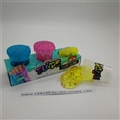 OBL750724 - Slime water bottles of 85 g3 candy color crystal mud box foot box (3 bottles)