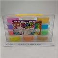 OBL750773 - 史莱姆12色镭射水晶泥PVC盒(12罐装)