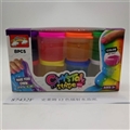 OBL750784 - 史莱姆8色镭射水晶泥彩盒(色盖8罐装)