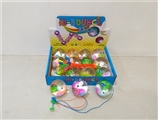 OBL751210 - 12 only 6.5 CM unicorn head flashing crystal ball (with ropes)