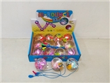 OBL751212 - 12 only 6.5 CM flamingos flash crystal ball (with ropes)