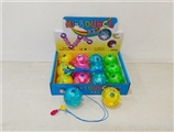 OBL751220 - 12 only 6.5 CM ribbon eye flash crystal ball (with ropes)