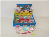 OBL751224 - 12 only 6.5 CM with small flash crystal ball (with ropes)
