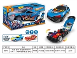 OBL751639 - 灯光音乐合金收纳滑行跑车（配2只合金车）（3颗AG13纽扣电池 包电）