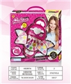 OBL751689 - The semi-circular portable display package cosmetics